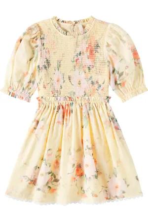 ZIMMERMANN Everley shirred cotton dress