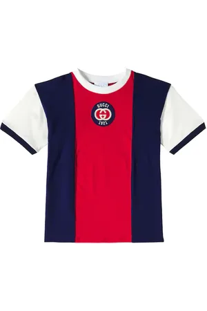 Gucci Logo colorblocked cotton T-shirt