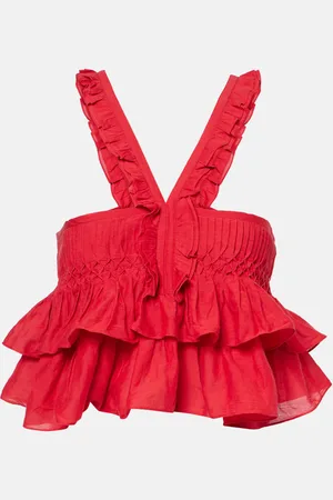 Marant Etoile Daliana cotton-blend top