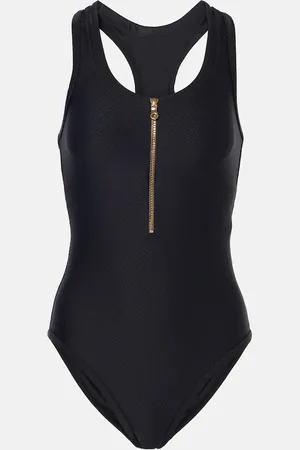 Heidi Klein Zip-detail racerback swimsuit