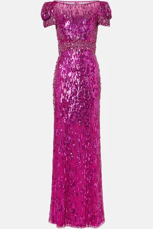 Jenny Packham Sungem embellished gown