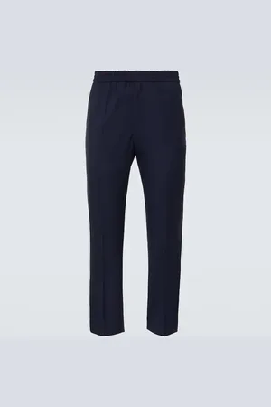 Ami Virgin wool canvas straight pants