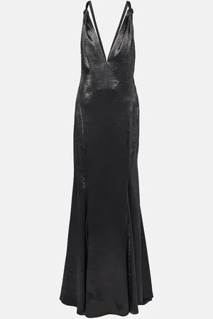 Safiyaa Asli satin gown
