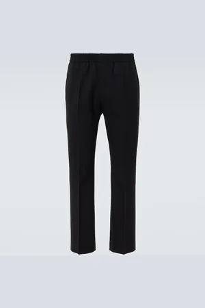 Ami Virgin wool canvas straight pants