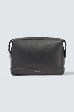 Saint Laurent Small logo leather clutch