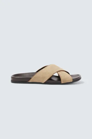 Manolo Blahnik Chiltern suede slides