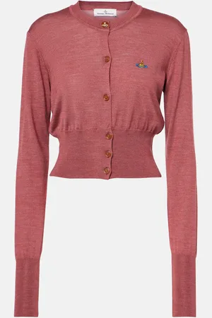 Vivienne Westwood Bea cropped wool and silk cardigan