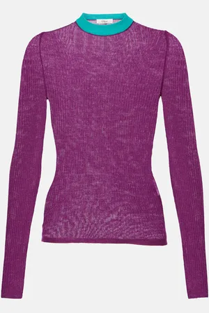 Chloé ChloÃ© Ribbed-knit wool sweater