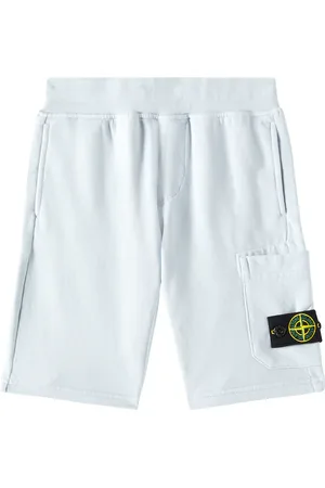 Stone Island Compass cotton shorts