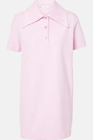 Patou Logo cotton polo dress