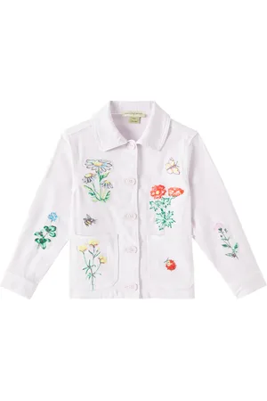 Stella McCartney Embroidered cotton jacket