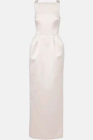 Safiyaa Trecchi embellished satin gown