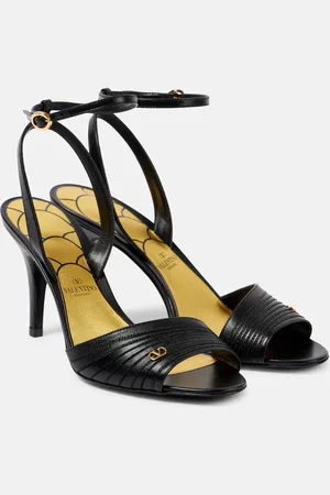 VALENTINO GARAVANI Ladycrush 85 embellished leather sandals