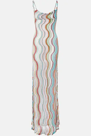 Missoni Wave open-back lamÃ© maxi dress