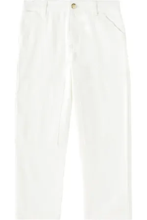Ralph Lauren High-rise cotton wide-leg pants
