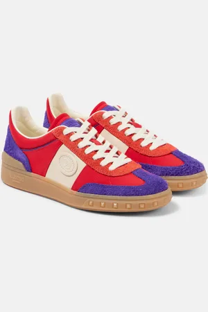 VALENTINO GARAVANI Upvillage VLogo suede sneakers