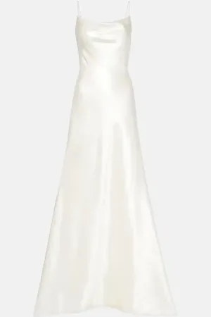 Danielle Frankel Bridal Kaia silk and wool satin gown