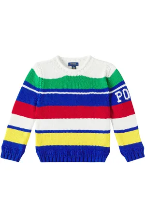 Ralph Lauren Striped cotton polo sweater