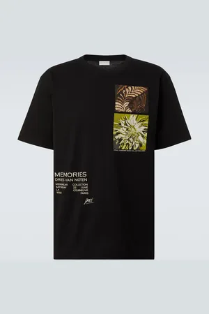 DRIES VAN NOTEN Printed cotton jersey T-shirt