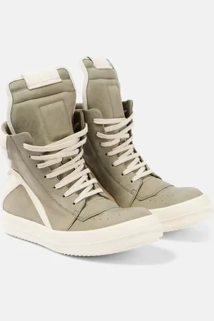 Rick Owens Geobasket leather sneaker