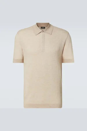 Ermenegildo Zegna Cotton, linen, and silk polo shirt