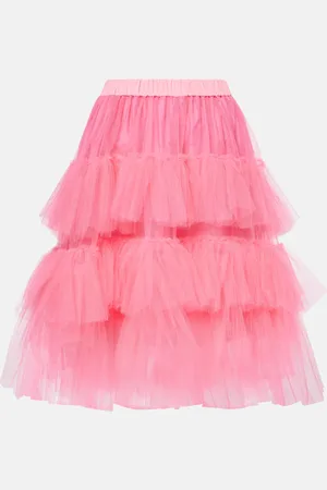 Simone Rocha Ruffled tulle miniskirt