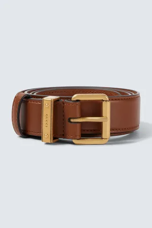 Gucci GG Emblem leather belt