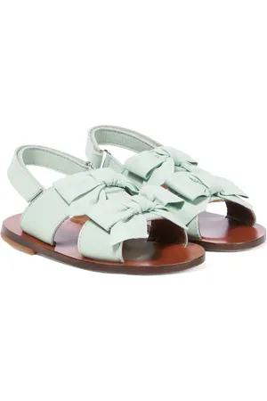 PèPè PÃ¨PÃ¨ Bow-detail leather sandals
