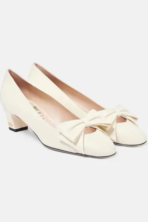 VALENTINO GARAVANI Bridal Bowow 45 bow-detail leather pumps