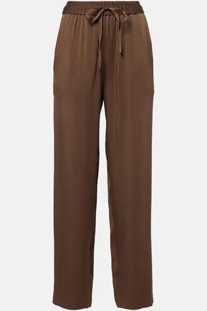 Isabel Marant Kendry satin wide-leg pants