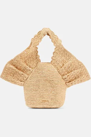 ZIMMERMANN Raffia bucket bag