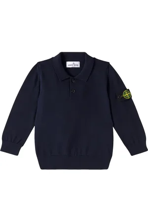 Stone Island Compass cotton polo sweater