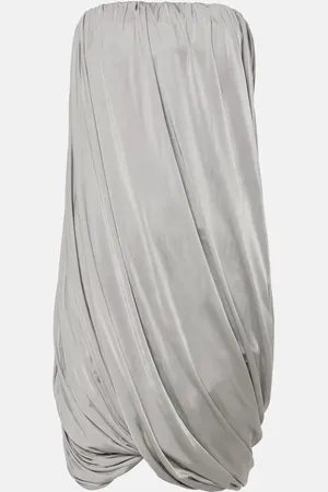 The Attico Draped jersey minidress