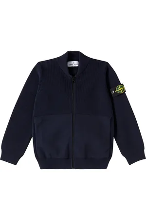 Stone Island Compass cotton polo sweater
