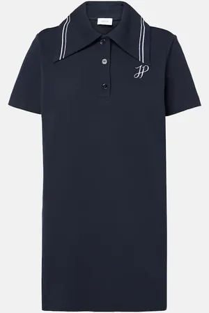 Patou Logo cotton piquÃ© polo dress