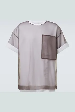 DRIES VAN NOTEN Cotton-blend jersey T-shirt
