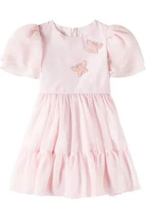 PATACHOU Embellished tiered dress