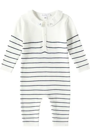 Tartine Et Chocolat Baby striped cotton onesie