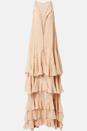Chloé ChloÃ© Ruffled silk maxi dress