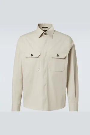 Ermenegildo Zegna Cotton-blend overshirt
