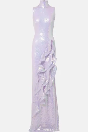 MATICEVSKI Radiella Wave ruffled sequined gown
