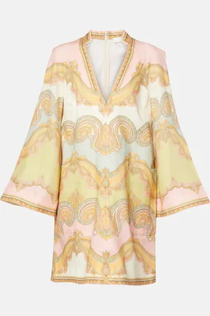 ZIMMERMANN Maxine paisley linen minidress