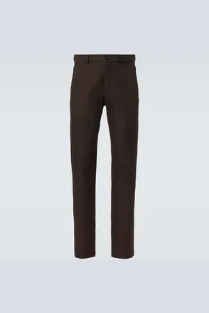 Loro Piana Harper wool and cotton straight pants