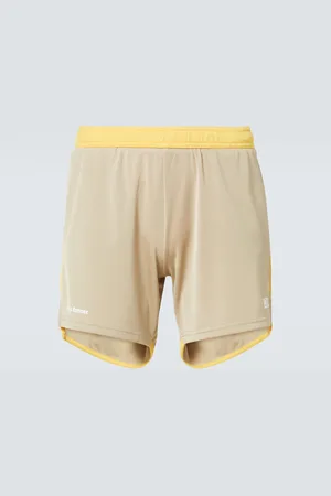 WALES BONNER Logo colorblocked shorts