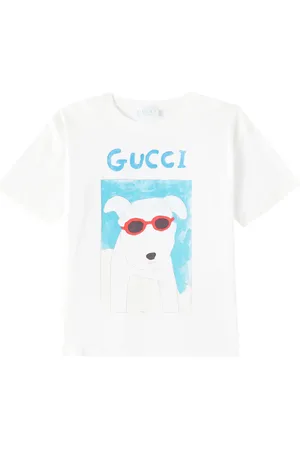 Gucci X Naon Jeong printed cotton jersey T-shirt