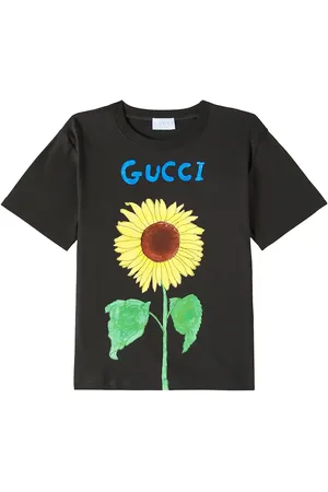 Gucci X Naon Jeong printed cotton jersey T-shirt