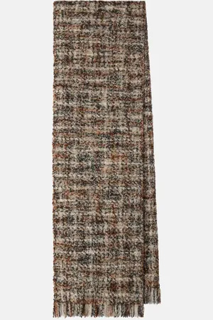 Loro Piana Polip cashmere and silk bouclÃ© scarf
