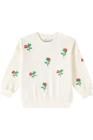 Mini Rodini Lingonberries cotton jersey sweatshirt