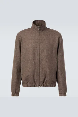 Loro Piana Linen and wool bomber jacket