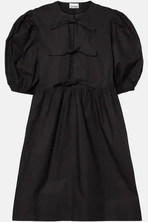 Ganni Cotton poplin minidress